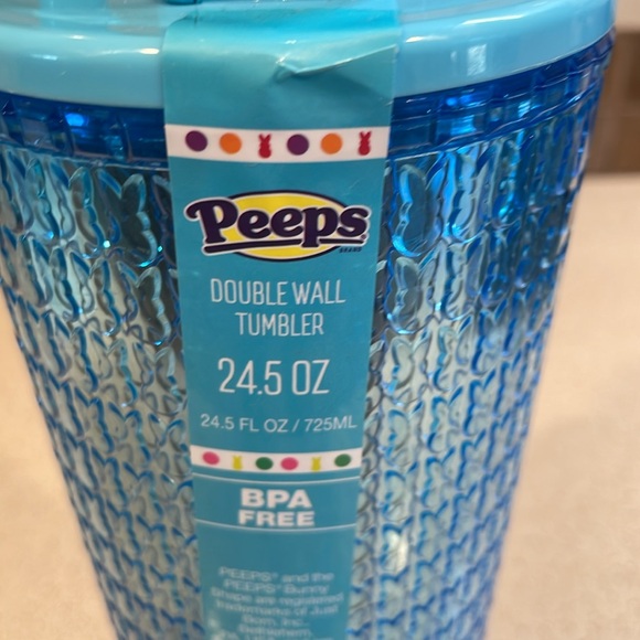 NWT Peeps Tumbler, Kitchen Towel & Plush Bunny Easter Set - Picture 5 of 5
